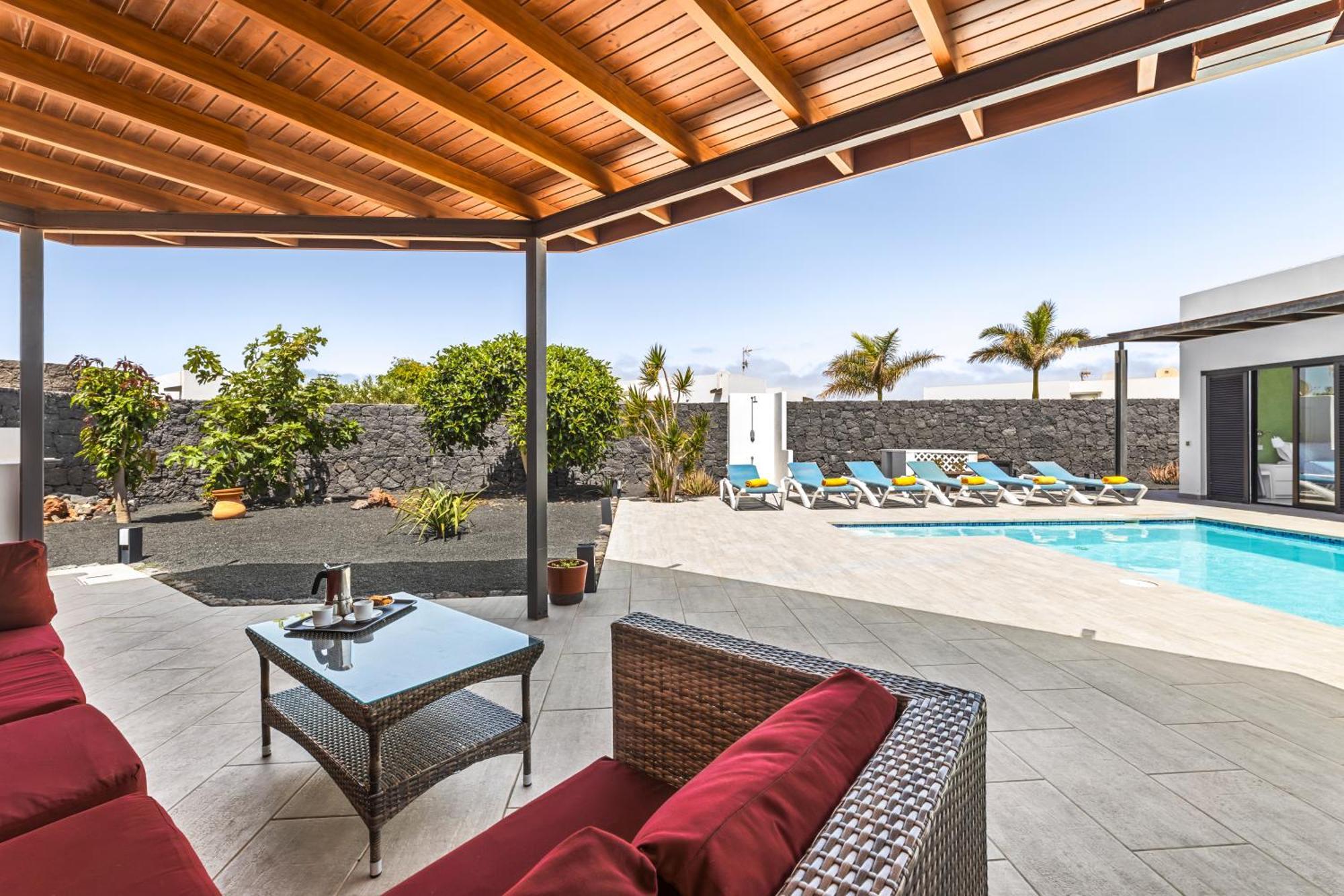 3 Bedroom Villa With Private Pool Close To Papagayo Beach 플라야블랑카 외부 사진