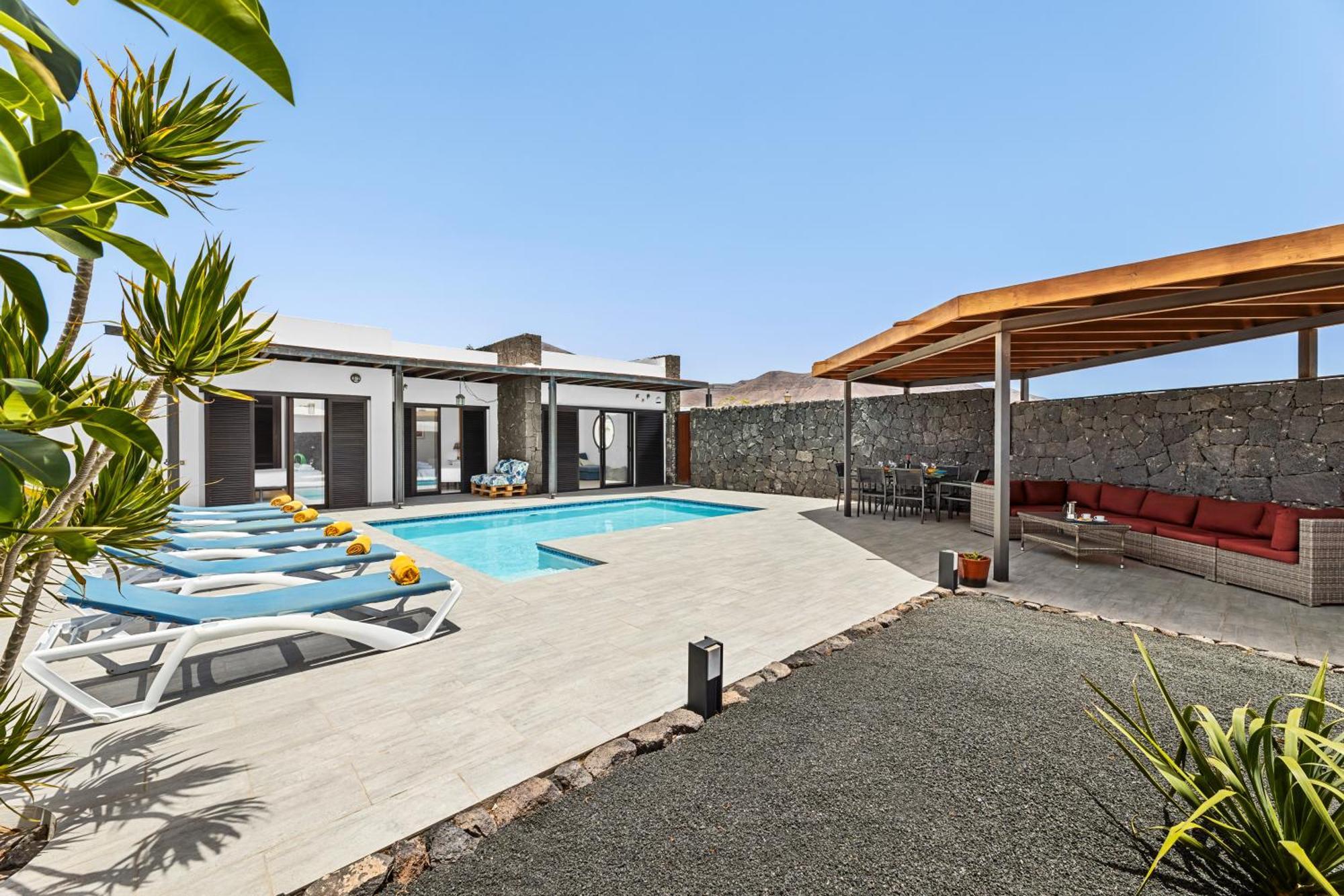 3 Bedroom Villa With Private Pool Close To Papagayo Beach 플라야블랑카 외부 사진
